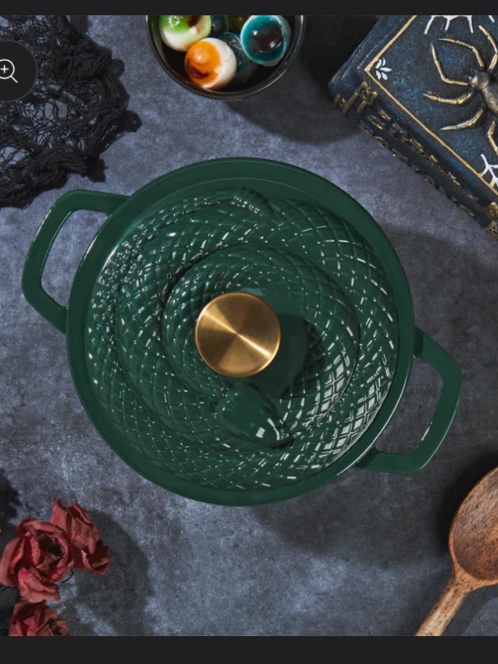 BNIB 3-Quart Enameled Cast Iron Snake Dutch Oven Smith & Clark - Picture 2 of 9